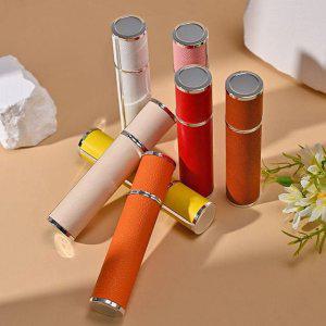 가죽 유리 리필 10ml 향수 케이스 스프레이 휴대용 용기 공병