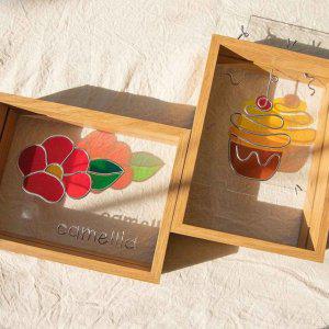 만들기 글라스아트 드로잉 색다른 DIY키트 액자 솜씨키트 즐기기 유리공예