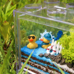 DIY 내방의 작은 테라리움 호수 만들기 솜씨키트 키트 색모래