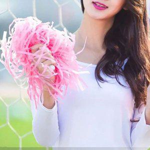 행사 수술 치어리더 운동회 손잡이 응원 파티용품 세트 폼폼