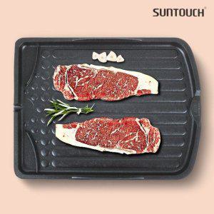 무쇠팬 돌판 고기 삼겹살 사각구이판 훼미리 불판코팅