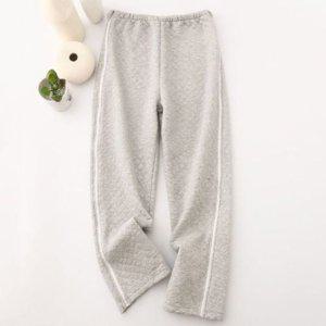 노인 키밍 검진복 겨울 간호복 바지 환자복 치료 트임