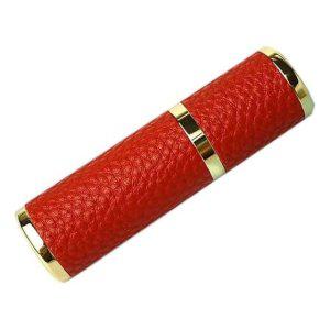 고급스러운 가죽 케이스 리필 휴대용 포함 향수 5ml 공병