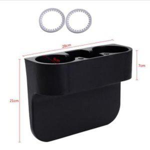 차량용 핸드폰 3구 틈새 컵홀더 거치대 멀티 정리함