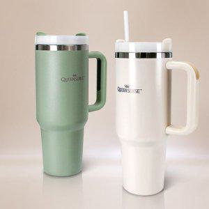 대용량텀블러 1.2L 손잡이텀블러 컵홀더거치 분리뚜껑