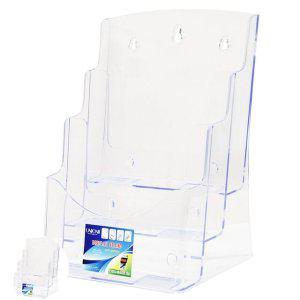 데스크테리어 책상 미니서랍 문구정리 POP 테이블 스탠드 브로슈어 카달로그 3단 꽂이 A5