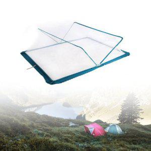 방충망 침대 모기장텐트 초간편 폴딩 사각모기장
