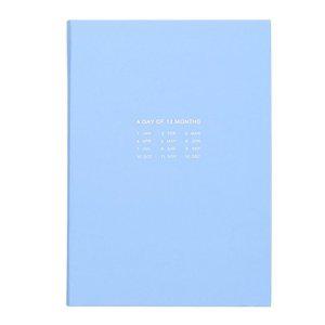 JMds 모닝글로리 일기장 열두 달의 하루일기장 (3년) (블루) 감정일기 일기노트