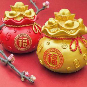 금원보 복주머니 저금통 돈들어오는 황금 인테리어 행운