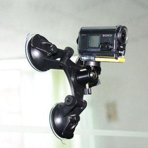마운트 X1000 흡착 소니 유리 AS300V 액션캠 자동차 볼헤드 호환