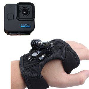 핸드 호환 액션캠 글러브 촬영 장갑 미니 스트랩 11 마운트 고프로