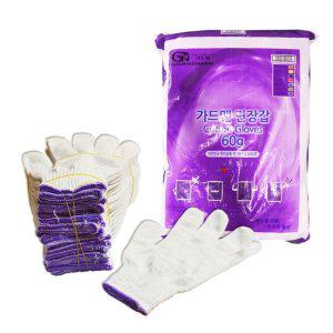 작업용 안전 면사 장갑 60g 300개입 1P 대용량 현장 공장 목장갑 택배