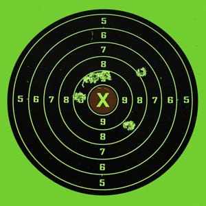 20 Pcs 14*14cm /17*17cm 골판지 튀김 및 반응성 종이 타겟, 펠렛 트랩과 일치 가능