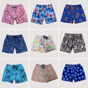 브랜드 뉴 여름 남성 비치 수영복 빈티지 