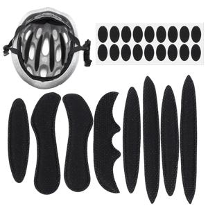 27 개/대 헬멧 패딩 키트 봉인 된 스폰지 교체 오토바이 자전거 사이클링 범용 폼 패드 세트