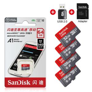 마이크로 SD 메모리 카드 TF/SDCard 32GB 64GB 256GB 512GB 120 메터/초 Class10 UHS-1 플래시 울트라 128GB 카메라/카드 리더기/어댑터 용 전화