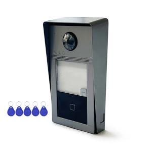 Hikvision 와이파이 초인종 DS-KV8113-WME1, 레인 커버 포함, 2MP IP 빌라 비디오 문짝 스테이션, 접근 제어, 문짝 원격 잠금 해제, P2P