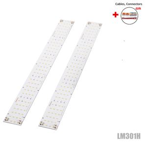 2pcs 원래 삼성 LM301H QB128 양자 Led 라이트 바 3000K 3500K 5000K 6500K 전체 스펙트럼 성장 스트립 램프 보드 (PCBA 전용)
