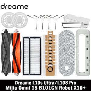 Dreame L10s Ultra L10 울트라 액세서리 XIAOMI Mijia Omni 1S B101CN 로봇 X10 + 로봇 진공 메인 사이드 브러시 필터 걸레 부품