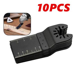 10개 전문가용 만능 진동 톱날 다용도 목재 절단날 빠른 분리형 내구성 진동 공구 날