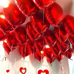 10개 웨딩 장식 러브 풍선 발렌타인데이 커플 로맨틱 프로포즈 크리스마스 DIY 생일 파티 장식 풍선