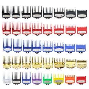 8 개/대 Wahl 트리머 부착 헤어 커팅 제한 빗 살롱 이발 도구에 대한 전문 이발사 헤어 클리퍼 가이드 빗