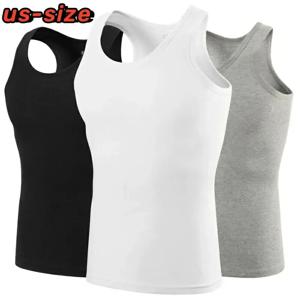 면 남성 조끼, 중년 및 노년 플러스 사이즈 조끼, 젊은 남성 스포츠 패션, 유럽 및 미국 사이즈