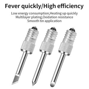 용접 납땜 팁 USB 납땜 인두 헤드 교체 E10 인터페이스 납땜 인두에 맞는 나사형 납땜 팁