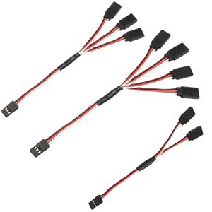 서보 연장 케이블 길이 150mm/200mm, 모델 자동차/선박/항공기, 트레일러 1개, 트레일러 2/1개, 트레일러 3/1개, Y라인 4개에 적합