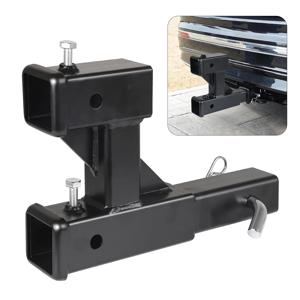 볼트 너트 키트가 포함된 듀얼 히치 확장은 2인치 확장기에서 최대 10인치 길이에 맞으며 7-1/2인치 라이저를 조정하거나 4,000lbs를 낮춥니다.