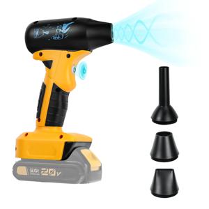 브러시리스 제트 송풍기 130000 Dewalt 20V 배터리용 RPM 폭력 터보 팬 4단 무선 휴대용 공기 송풍기(배터리 없음)