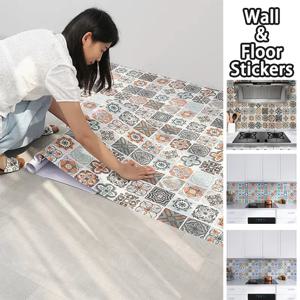 40cm 자체 접착식 벽지 방수 및 내유성 주방 스티커는 침실 욕실 캐비닛 바닥 및 벽에 적합합니다.