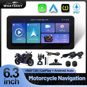 L300 6.3 인치 IPS 터치 디스플레이 Motocycle Carplay 모토 네비게이션 안드로이드 자동 IPX7 방수 방진 안티 드롭 언더본
