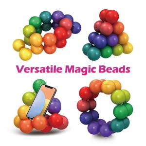 감각적 안절부절 장난감 - 스트레스 및 불안 완화를 위한 3D 회전 교육용 공, 창의적 학습 활동