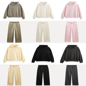 2025 가을/겨울 신상 여성 멀티 컬러 선택 클래식 심플 올인원 후드 루즈 긴팔 후디 스웨트팬츠
