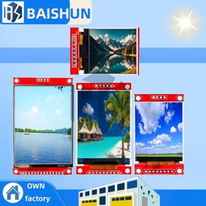 TFT 풀 컬러 스크린 LCD 모듈, 아두이노용 SPI 드라이버 인터페이스, ILI9341, 1.44 인치, 1.8 인치, 2.2 인치, 2.8 인치