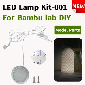 Bambu Lab Led 램프 키트 001 하드웨어 Bambulab 라이트 키트 001 Led 조명 부품 3d 인쇄 부품이없는 Diy 모델