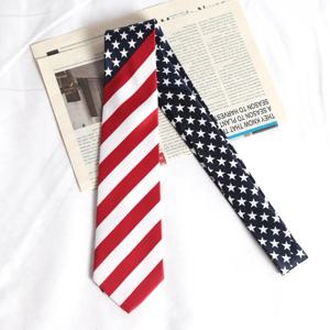 스타 스트라이프 미국/미국 넥타이 플래그 망 인쇄 넥타이 남자 결혼식 성능 넥타이 비즈니스 파티 넥타이 셔츠 액세서리