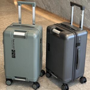 20인치 기내 수하물(3~7개 개구부 및 이중 손잡이, 저소음 범용 바퀴, 대용량 지퍼, 당김 막대 포함)