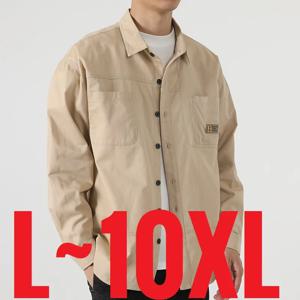 새로운 100 코튼 셔츠 남자 긴 소매 탑 남성 특대 캐주얼 빅 사이즈 5XL 6XL 7XL 8XL 9XL 10XL 플러스 대형 느슨한 봄 아웃웨어
