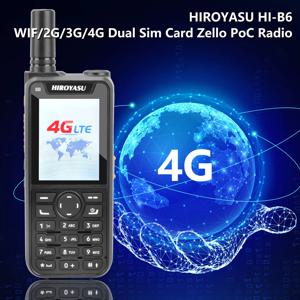 HIROYASU HI-B6 네트워크 Zello 워키 토키 2G 3G 4G PoC 라디오 1G ROM 8G RAM 2.4 