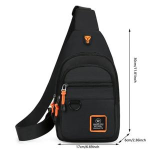 새로운 남성 숄더백 비즈니스 가슴 다층 싱글 크로스바디 휴대용