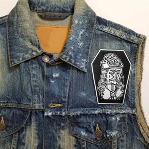 1PC 뱀파이어 관 자수 패치 고딕 다크 펑크 배지 DIY 선물 의류 가방 모자 재킷 트럭커 모자용 다리미 패치