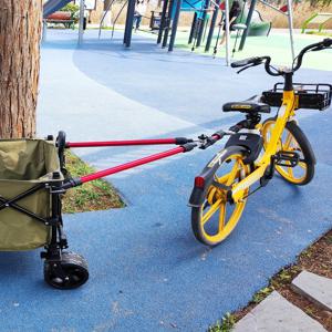 퀵 릴리스 캠핑 트레일러 히치 알루미늄 합금 연결봉 전기차 견인봉 경량 휴대용 쇼핑 카트