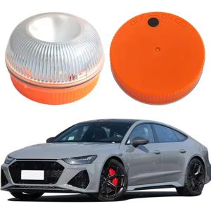 1/2/3/4PC LED 자동차 비상등 깜박이는 자기 유도 스트로브 경고 휴대용 도로 사고 안전 액세서리