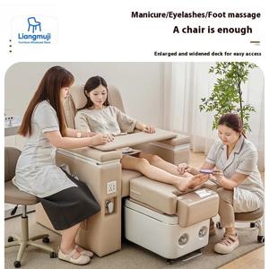 스파 럭셔리 페디큐어 의자 네일 테크 전문 안락 의자 의자 LED 아름다운 페다 마사지 Sillones De Pedicura 가구