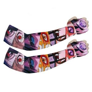 애니메이션 캐릭터 눈 참신 재미 슬리브 편안한 트렌드 통기성 미끄럼 방지 야외 자외선 차단 정원 슬리브 남여