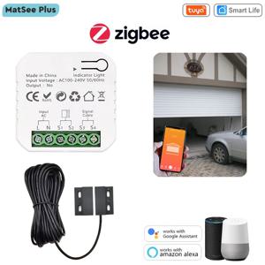 투야 스마트 지그비 차고 문 슬라이딩 게이트 앱 원격 제어 개폐 및 타이머 지원 알렉사 구글 홈 투야 게이트웨이 필요