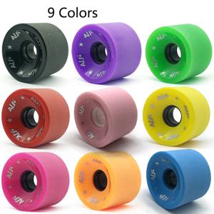 랜드 서핑 보드 휠 액세서리 80A 서리로 덥은 스케이트 보드 휠 멀티 컬러 브러시 스트리트 휠 롱 보드 풀리 더블 로커 휠