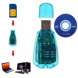 1세트 USB SIM 카드 리더/라이터 복사 클로너 백업 클론 GSM CDMA 휴대폰 SMS 백업 SIM 카드 백업 키트/SIM 카드 클로너